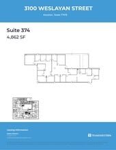 3100 Weslayan St, Houston, TX à louer Plan d’étage– Image 1 sur 1