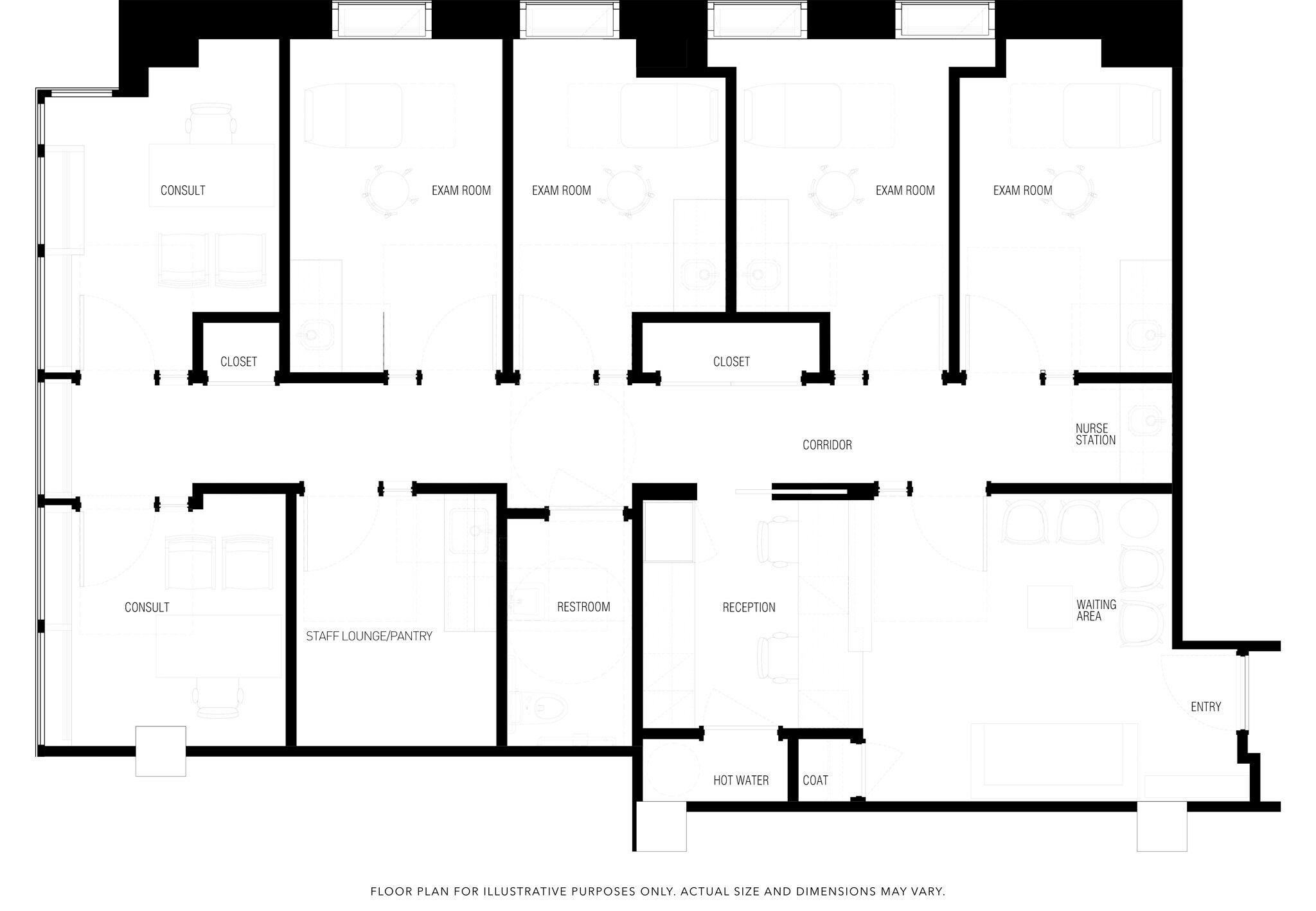 110 E 60th St, New York, NY à louer Plan d’étage– Image 1 sur 1