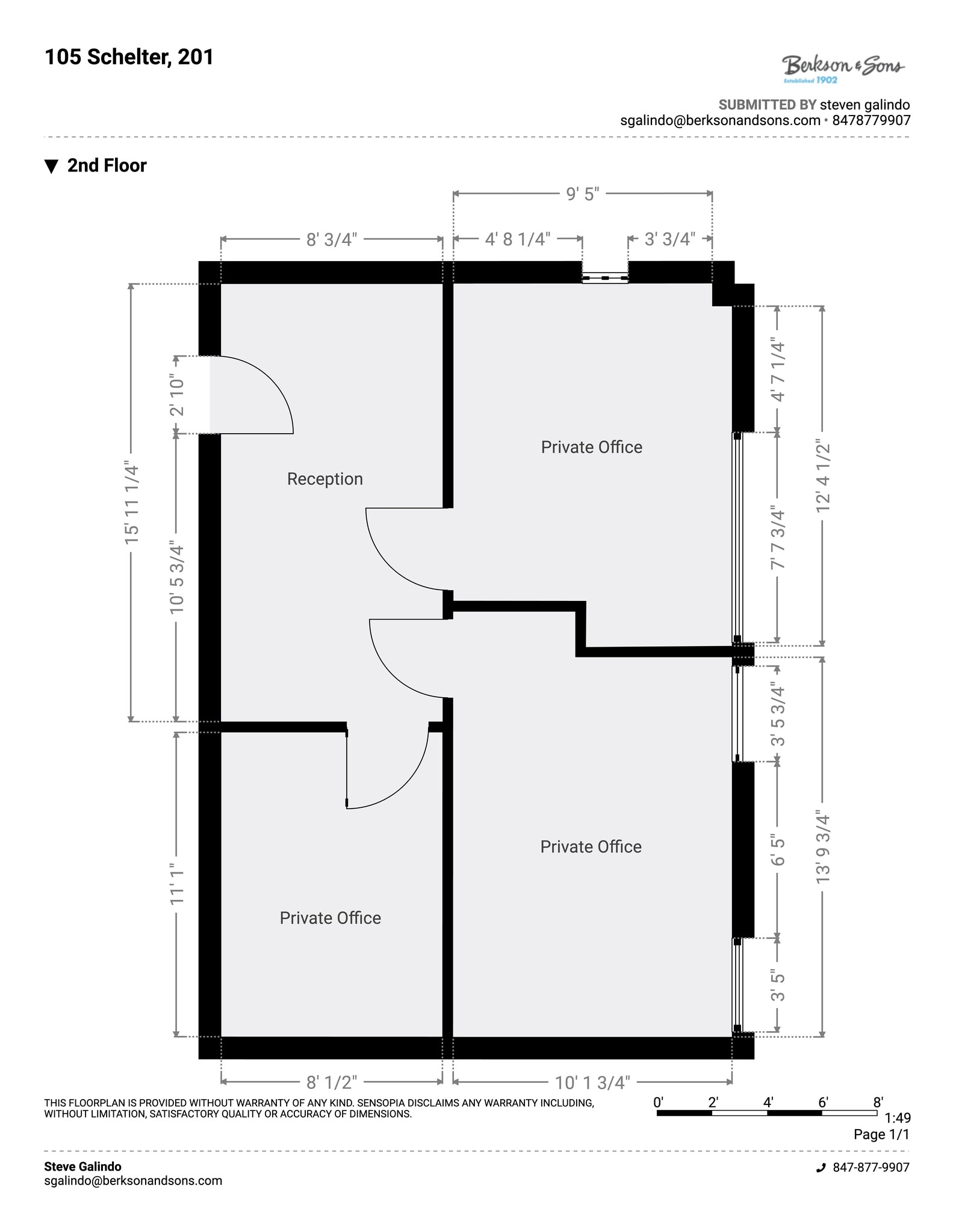 105 Schelter Rd, Lincolnshire, IL à louer Plan de site– Image 1 sur 1