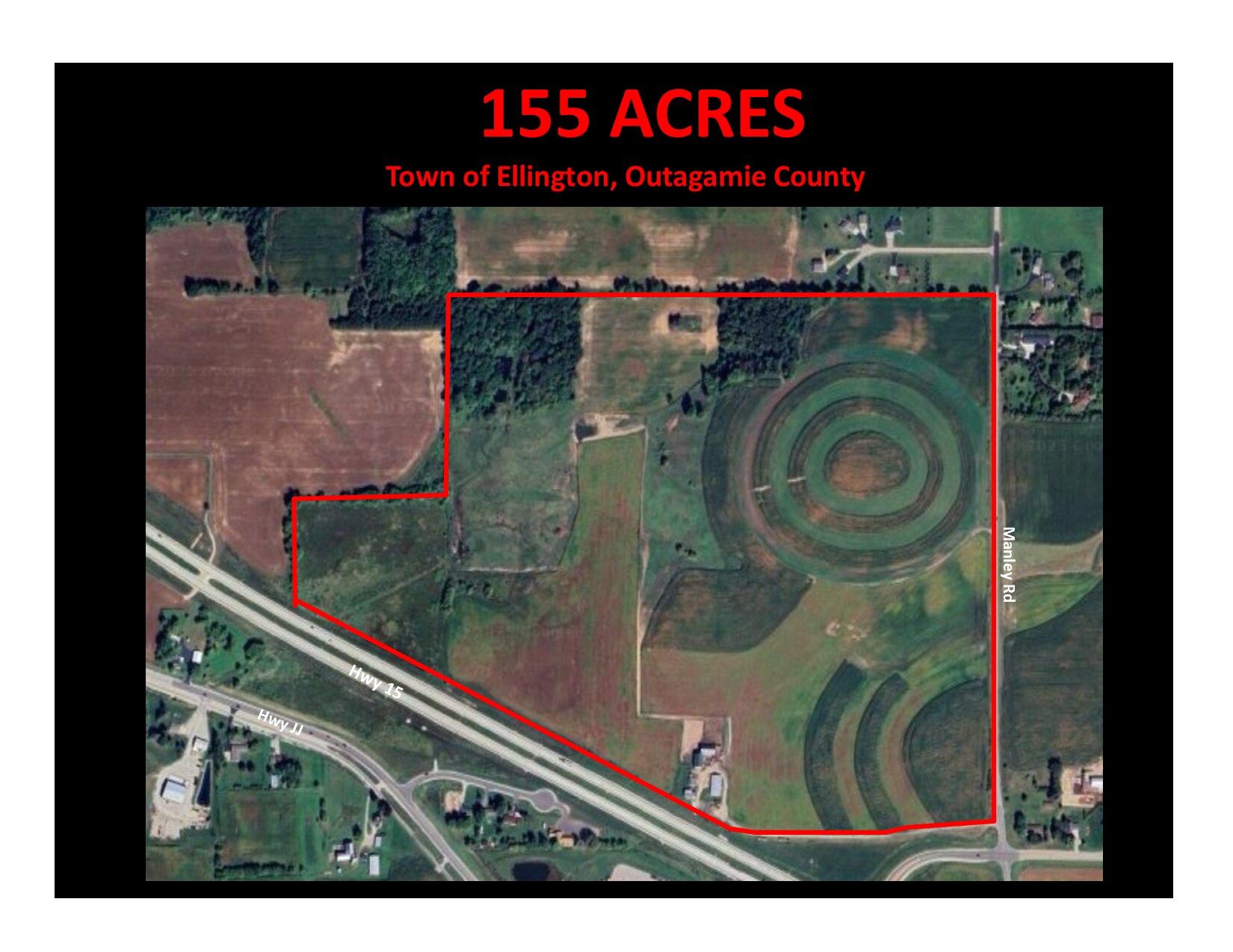 N2511 Manley Rd, Hortonville, WI à vendre Aérien– Image 1 sur 4