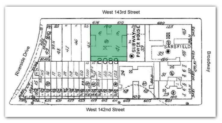 610 W 143rd St, New York, NY à vendre - Plan cadastral – Image 2 sur 4