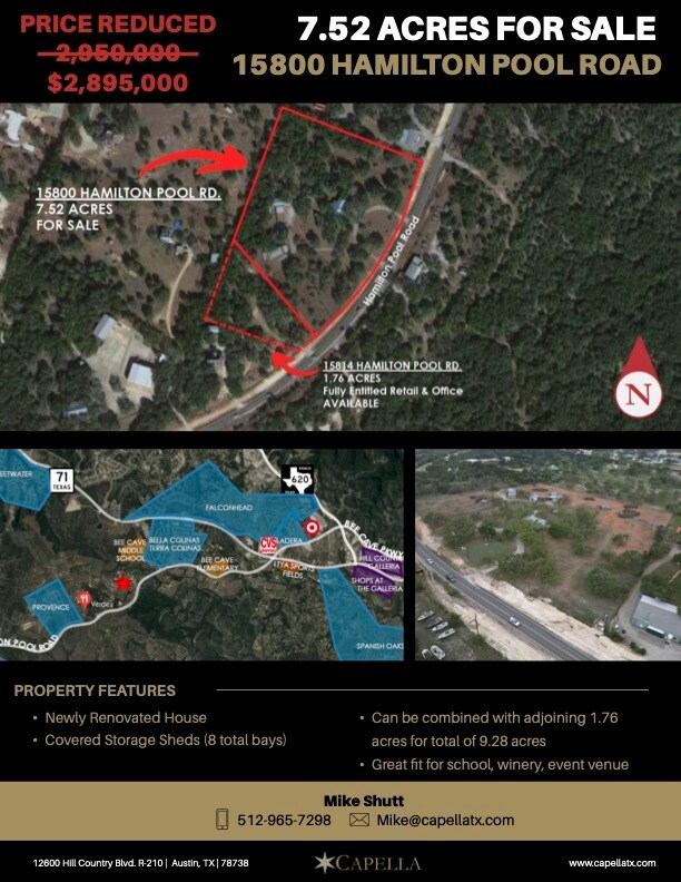 15800 Hamilton Pool Rd, Austin, TX à vendre Photo de l’immeuble– Image 1 sur 2