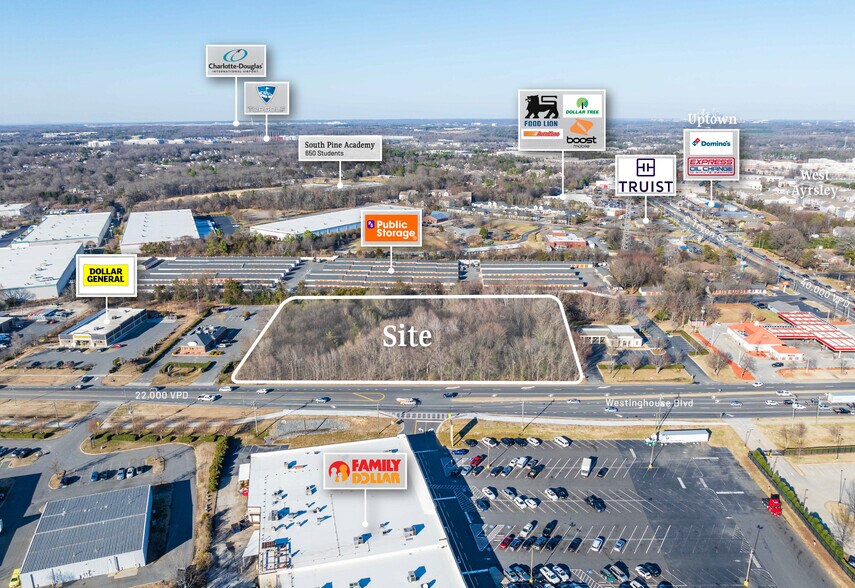 2310 Westinghouse Blvd, Charlotte, NC à vendre - Aérien – Image 3 sur 4