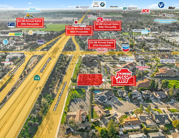 250 S Akers St, Visalia, CA à vendre - Photo de l’immeuble – Image 3 sur 6