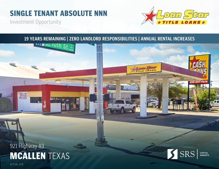 921 Hwy 83, McAllen, TX à vendre - Photo de l’immeuble – Image 1 sur 4