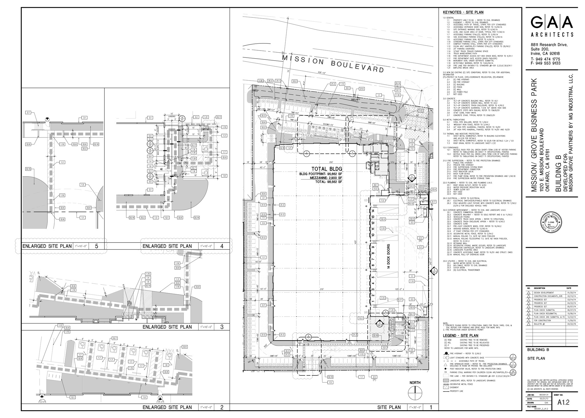 1120 Mission Blvd, Ontario, CA à louer Plan de site– Image 1 sur 2