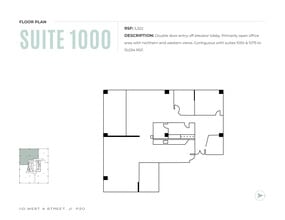 110 W A St, San Diego, CA à louer Plan d’étage– Image 1 sur 1