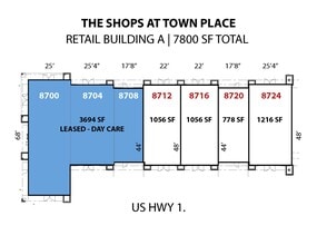8700 US 1 Highway, Port Saint Lucie, FL à louer Plan d’étage– Image 2 sur 2