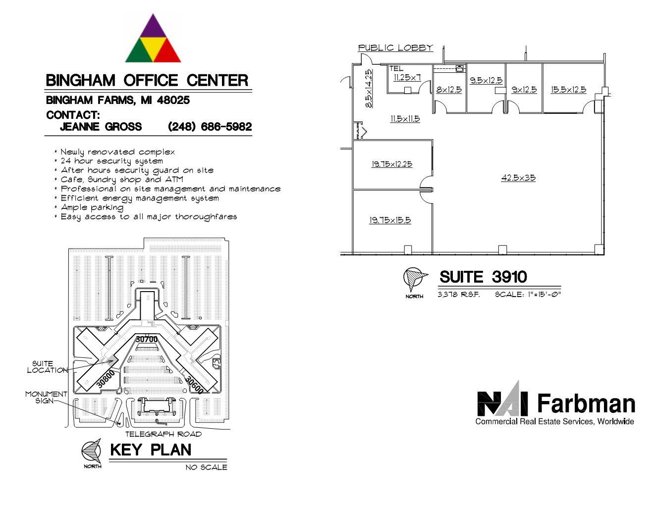30600-30700 - 30800 Telegraph Rd, Bingham Farms, MI à louer Photo de l’immeuble– Image 1 sur 1