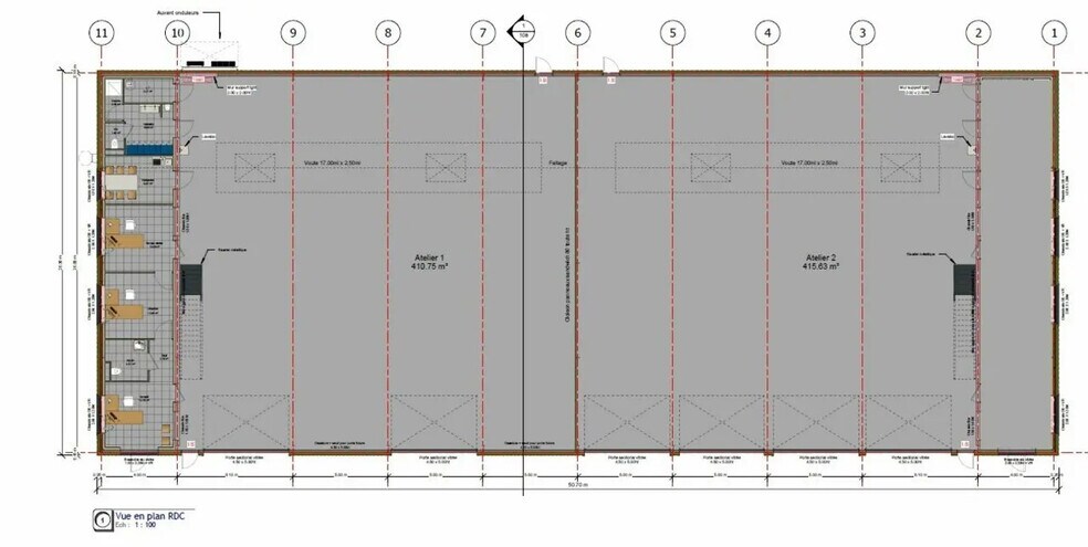 Bureau dans VAL D'ARRY à louer - Plan d’étage – Image 3 sur 3