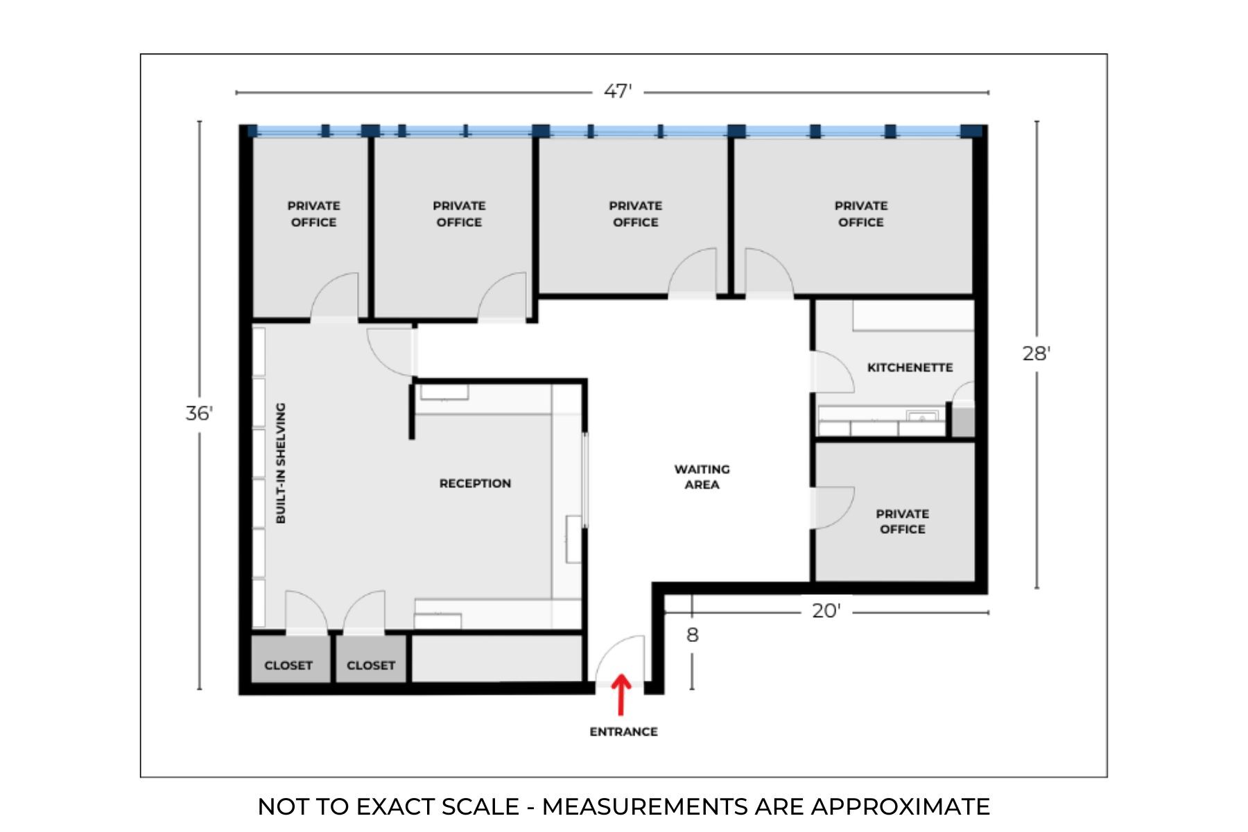 1 Post Rd, Fairfield, CT à louer Plan d’étage– Image 1 sur 5