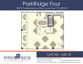 10375 Park Meadows Dr, Lone Tree, CO à louer Plan d’étage– Image 1 sur 2