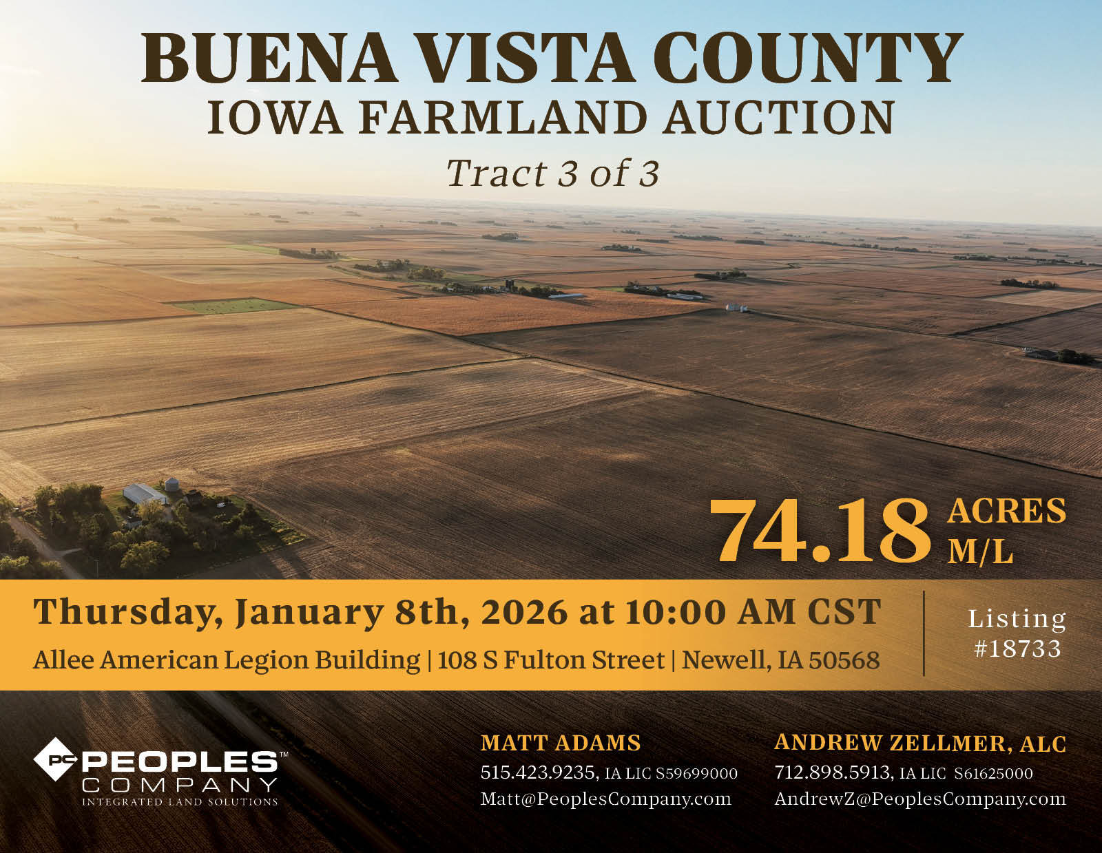 2261 610th Street, Newell, IA à vendre Photo de l’immeuble– Image 1 sur 12