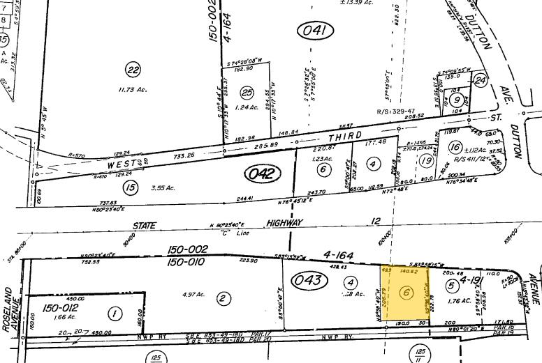 258 Dutton Ave, Santa Rosa, CA à louer - Plan cadastral – Image 2 sur 2