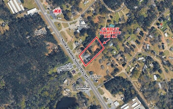2993 N Columbia St, Milledgeville, GA - Vue aérienne  vue de carte - Image1