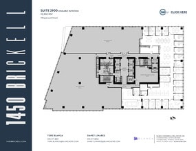 1450 Brickell Ave, Miami, FL à louer Plan d’étage– Image 1 sur 1