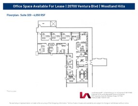 20700 Ventura Blvd, Woodland Hills, CA à louer Plan d’étage– Image 1 sur 1