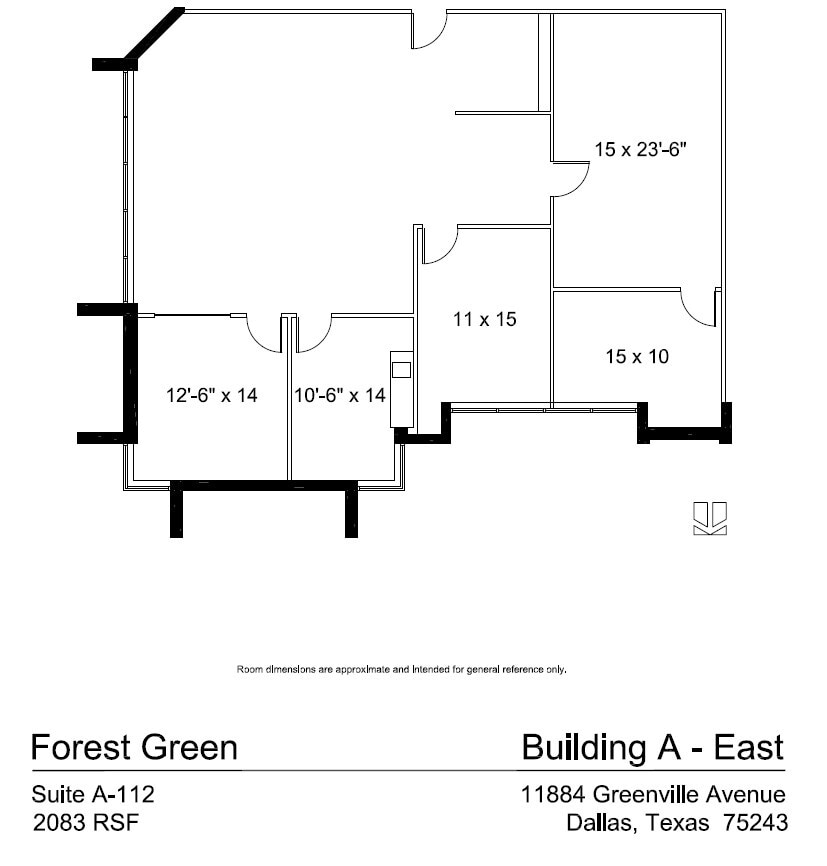 11910 Greenville Ave, Dallas, TX à louer Plan d’étage– Image 1 sur 1