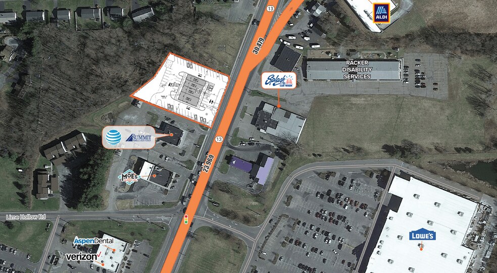 879 Route 13, Cortland, NY à louer - Photo de l’immeuble – Image 1 sur 5