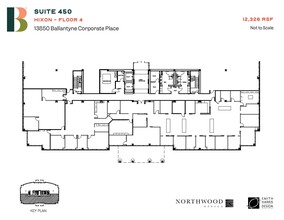 13850 Ballantyne Corporate Pl, Charlotte, NC à louer Plan d’étage– Image 1 sur 1