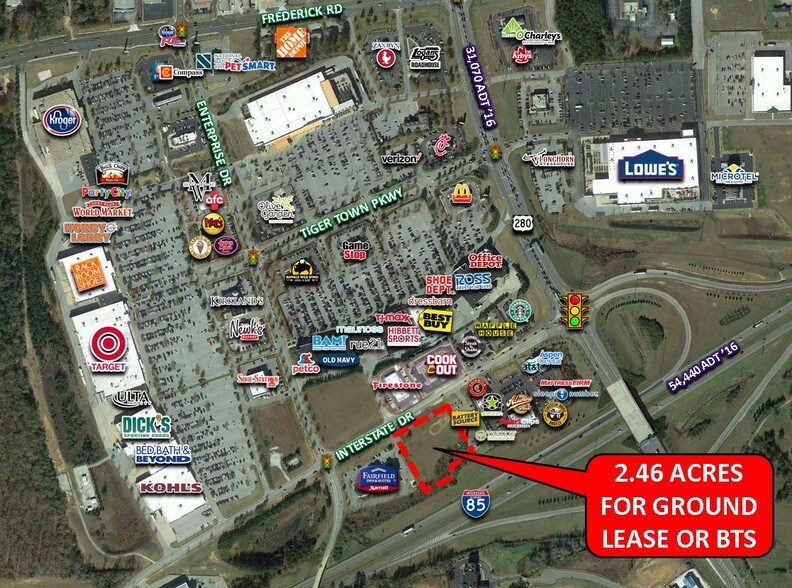 Interstate Dr, Opelika, AL à vendre - Photo de l’immeuble – Image 1 sur 4