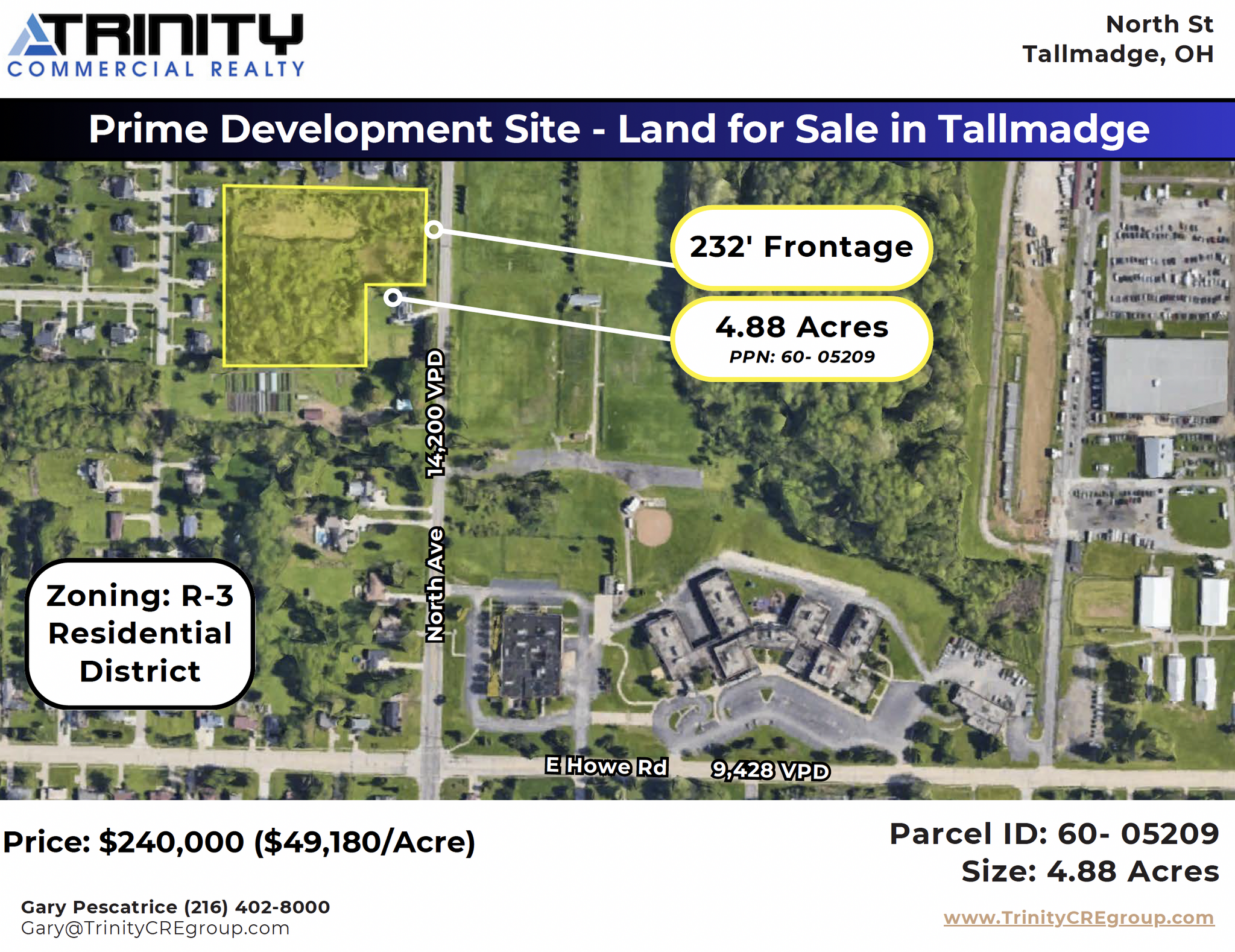 North Avenue, Tallmadge, OH à vendre Aérien– Image 1 sur 5