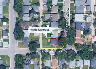 1912 10 Av NE, Calgary, AB - VUE AÉRIENNE  vue de carte