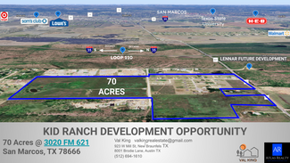 Plus de détails pour 3020 FM 621, San Marcos, TX - Terrain à vendre