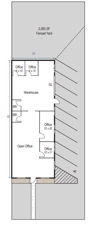 525 Opper St, Escondido, CA à louer Plan d’étage– Image 1 sur 1