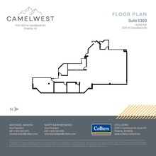 2001 W Camelback Rd, Phoenix, AZ à louer Plan d’étage– Image 1 sur 2