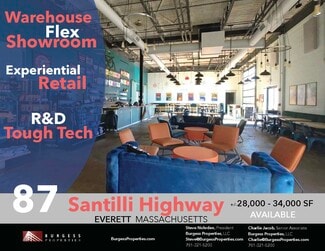 Plus de détails pour 87 Santilli Hwy, Everett, MA - Bureau à louer