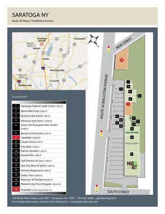 Plus de détails pour 117-185 Ballston Ave, Saratoga Springs, NY - Local commercial, Local d'activités à louer
