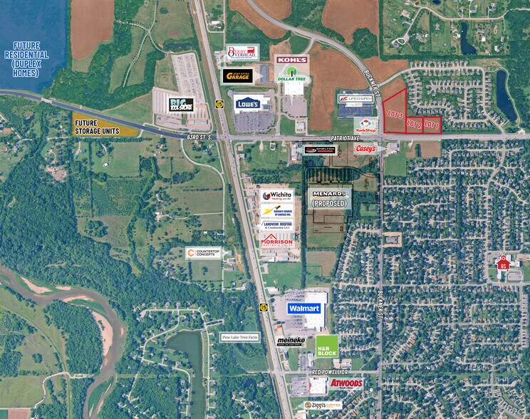 NE C Buckner & Patriot, Derby, KS à vendre - Aérien – Image 2 sur 3
