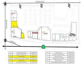 2055-2085 Montiel Rd, San Marcos, CA à louer Plan de site– Image 1 sur 1