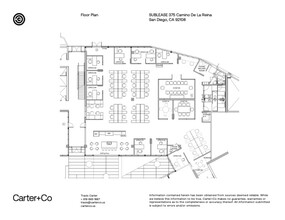 375 Camino De La Reina, San Diego, CA à louer Plan d’étage– Image 1 sur 8