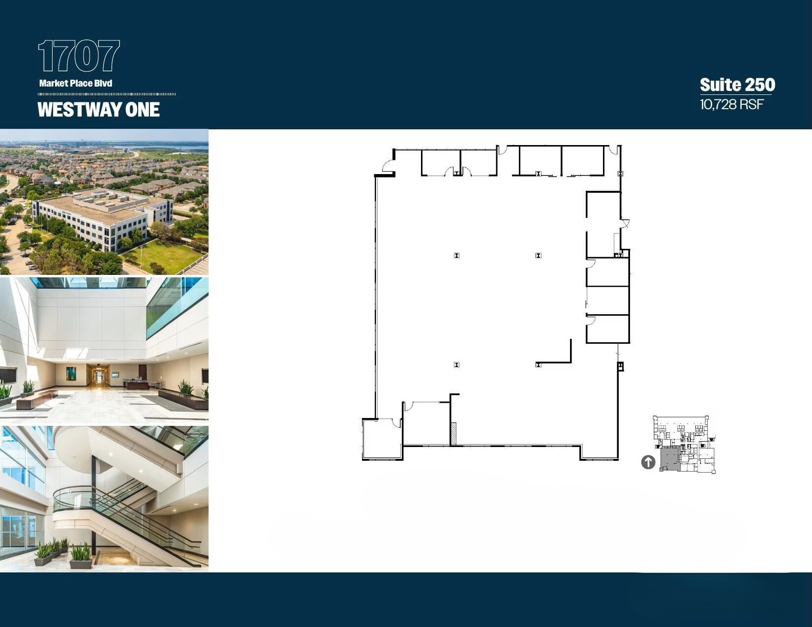 1707 Market Place Blvd, Irving, TX à louer Plan d’étage– Image 1 sur 1