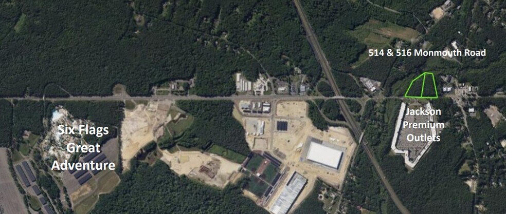 514-516 Monmouth Rd, Millstone, NJ à vendre - Aérien – Image 2 sur 3