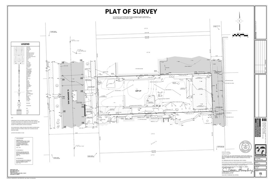 6027 N Kenmore Ave, Chicago, IL à vendre - Plan cadastral – Image 2 sur 11