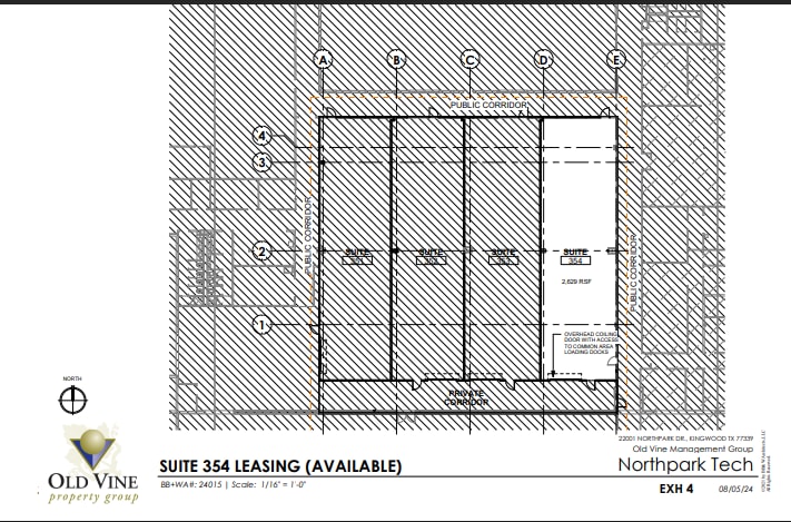 22001 Northpark Dr, Kingwood, TX à louer Plan d’étage– Image 1 sur 5