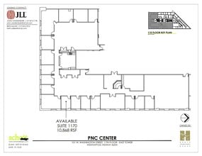 101-115 W Washington St, Indianapolis, IN à louer Plan d’étage– Image 1 sur 1