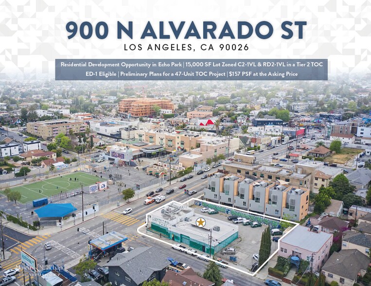 900-908 N Alvarado St, Los Angeles, CA à vendre - Photo de l’immeuble – Image 1 sur 8