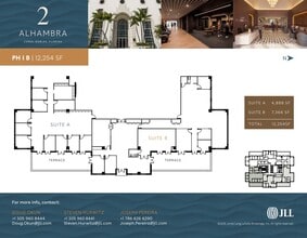 2 Alhambra Plz, Coral Gables, FL à louer Plan d’étage– Image 1 sur 1