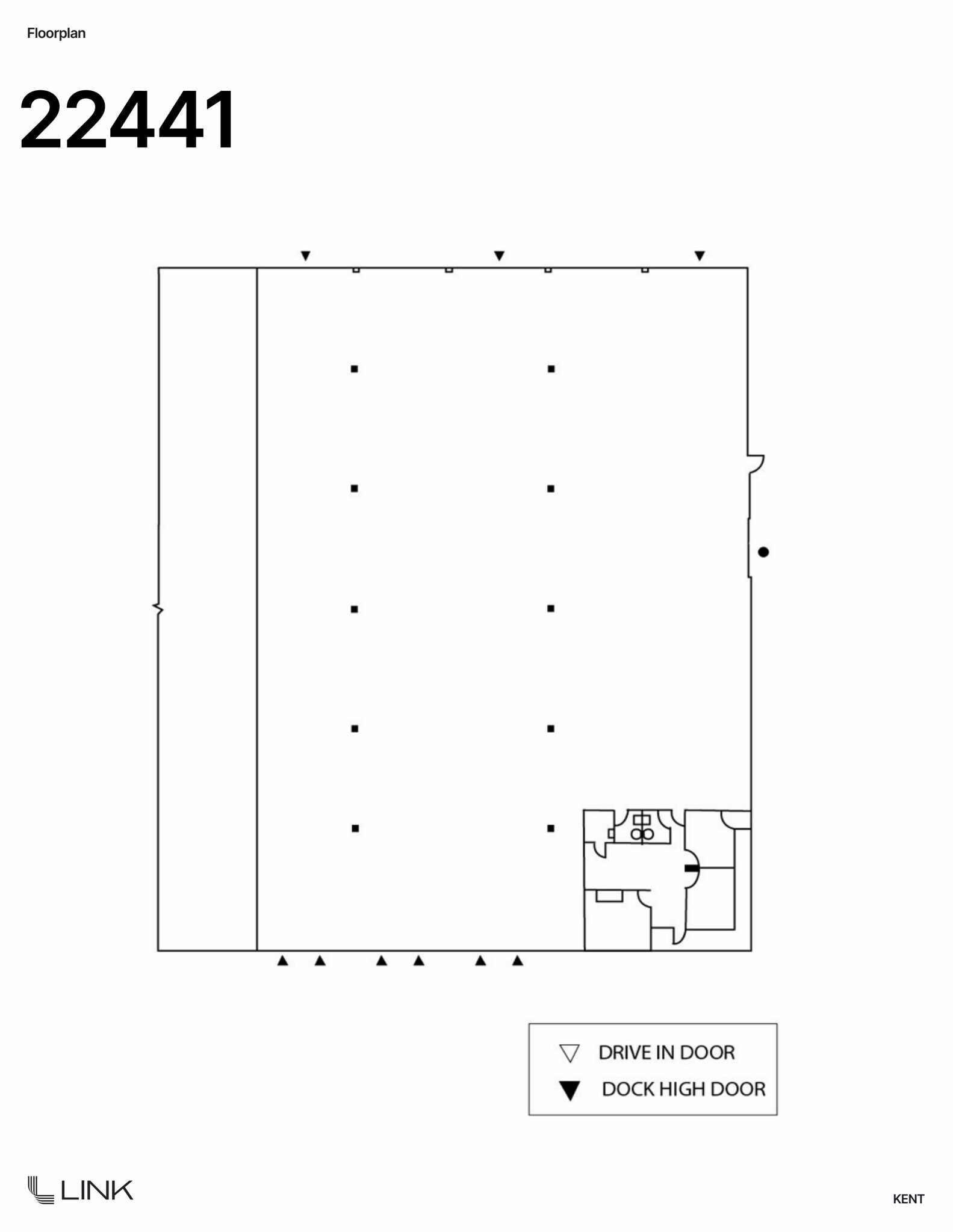 22441-22477 72nd Ave S, Kent, WA à louer Plan d’étage– Image 1 sur 3