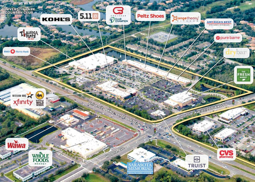 5205-5275 University Pky, University Park, FL à louer - Photo de l’immeuble – Image 2 sur 8