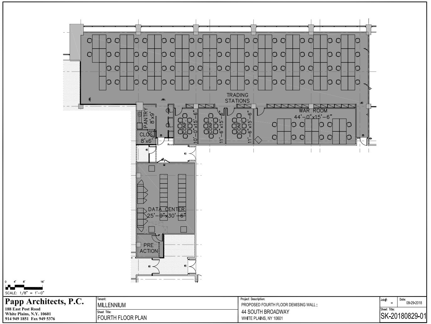 44 S Broadway, White Plains, NY à louer Plan d’étage– Image 1 sur 1
