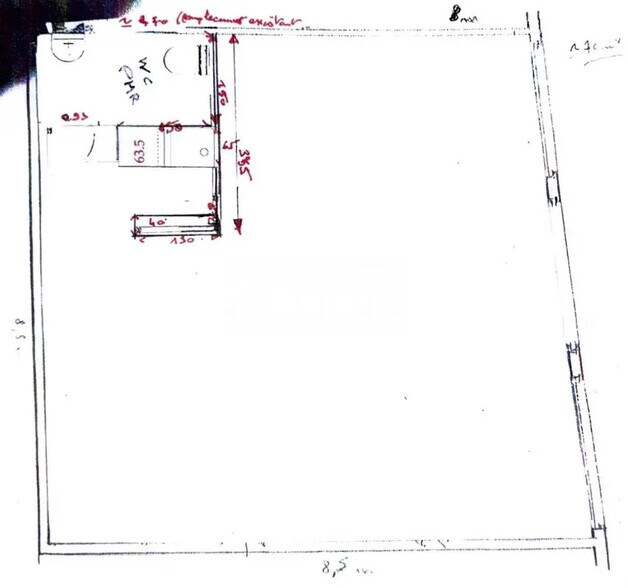 Local commercial dans Aix-les-Bains à vendre - Plan d’étage – Image 3 sur 3