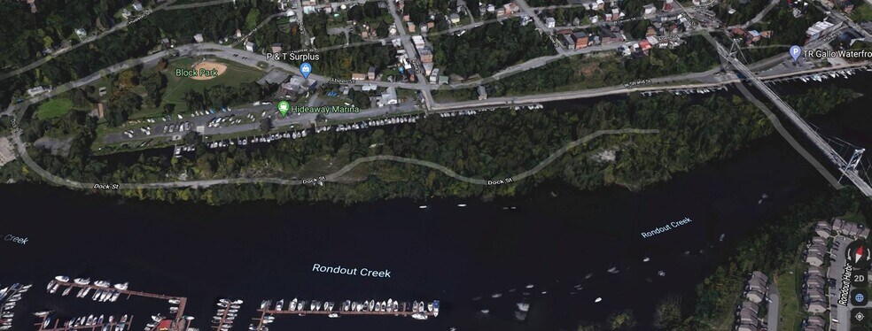 Island Dock, Kingston, NY à vendre - Aérien – Image 2 sur 5