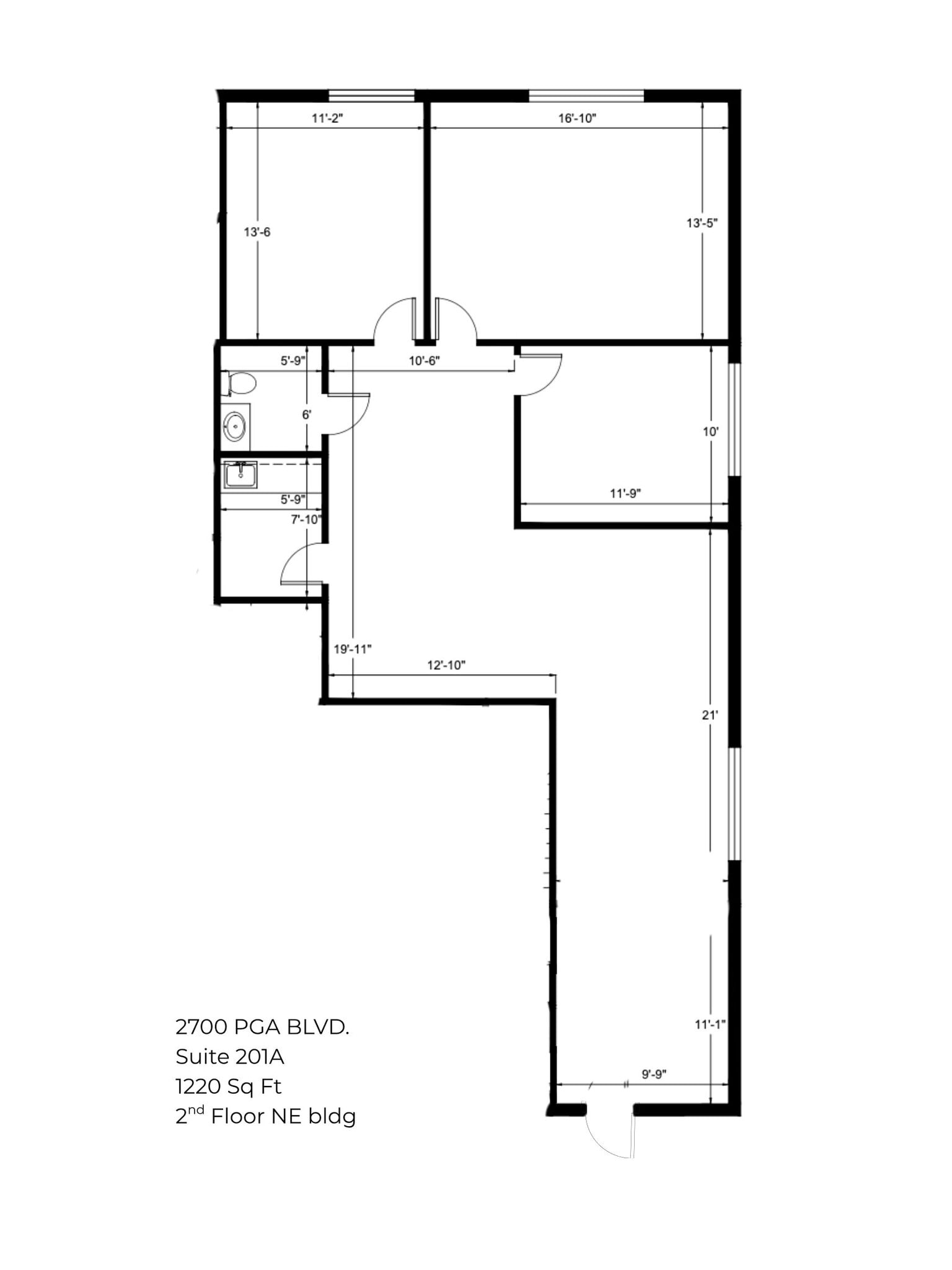 2700 Pga Blvd, Palm Beach Gardens, FL à louer Plan d’étage– Image 1 sur 1