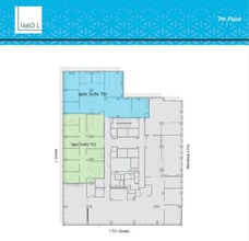 1660 L St NW, Washington, DC à louer Plan d’étage– Image 2 sur 2