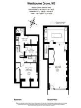 181 Westbourne Grove, Londres à louer Plan d’étage– Image 1 sur 1